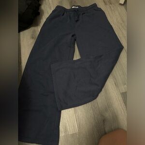 woMen's Navy Blue Drawstring Sweatpants